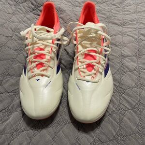 adidas White and Pink Athletic Shoes